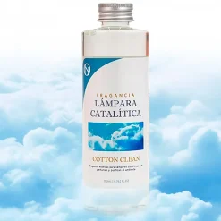 Mamamanuela Lampe catalytique Aqua Marina + Parfum Cotton Clean 500 ml - Élimine les mauvaises odeurs, parfume et améliore la qualité de l'air Online