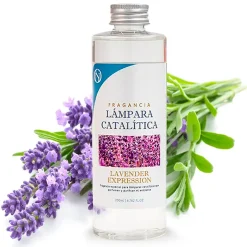 Mamamanuela Lampe catalytique Aqua Marina + Parfum Lavender Expression 500 ml - Élimine mauvaises odeurs, parfume et améliore qualité de l'air