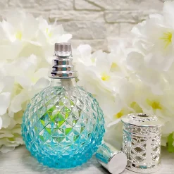 Mamamanuela Lampe catalytique Blue Diamonds + Parfum Lemon Cake 200 ml - Élimine les mauvaises odeurs, parfume et améliore la qualité de l'air Outlet