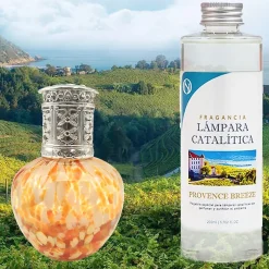 Mamamanuela Lampe catalytique Drops Orange + Parfum Provence Breeze 200 ml - Élimine mauvaises odeurs, parfume et améliore la qualité de l'air Online