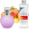 Mamamanuela Lampe catalytique Fuchsia Mat + Arôme Peach Velvet 500 ml - Élimine les mauvaises odeurs, parfume et améliore la qualité de l'air