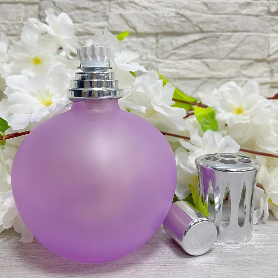Mamamanuela Lampe catalytique Fuchsia Mat + Parfum Caribbean Passion 500 ml - Élimine mauvaises odeurs, parfume et améliore qualité de l'air