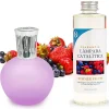 Mamamanuela Lampe catalytique Fuchsia Mat + Arôme Summer Fruits 500 ml - Élimine les mauvaises odeurs, parfume et améliore la qualité de l'air