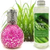Mamamanuela Lampe catalytique Mosaïque Fuchsia + Parfum Citronnelle 500 ml - Élimine mauvaises odeurs, parfume et améliore qualité de l'air