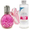 Mamamanuela Lampe catalytique Mosaïque Fuchsia + Parfum Lollipop 200 ml - Élimine mauvaises odeurs, parfume et améliore qualité de l'air