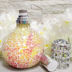 Mamamanuela Lampe catalytique Mosaïque Bicolore + Parfum Waikiki Melon 500 ml - Élimine mauvaises odeurs, parfume et améliore qualité de l'air