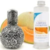 Mamamanuela Lampe catalytique Mosaïque Noir + Parfum Waikiki Melon 200 ml - Élimine mauvaises odeurs, parfume et améliore la qualité de l'air Hot