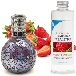 Mamamanuela Lampe catalytique Mosaïque de minuit + Wild Strawberry 200 ml - Élimine mauvaises odeurs, parfume et améliore qualité de l'air Discount