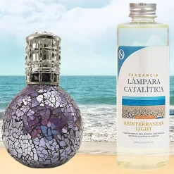 Mamamanuela Lampe catalytique Mosaïque de minuit + Mediterranean Light 500 ml - Élimine mauvaises odeurs, parfume et améliore qualité de l'air Discount
