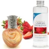 Mamamanuela Lampe catalytique Orange Waves + Parfum Wild Strawberry 500 ml - Élimine mauvaises odeurs, parfume et améliore la qualité de l'air