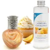 Mamamanuela Lampe catalytique Orange Waves + Parfum Lemon Cake 200 ml - Élimine les mauvaises odeurs, parfume et améliore la qualité de l'air