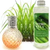 Mamamanuela Lampe catalytique Orange Diamonds + Parfum Citronnelle 200 ml - Élimine mauvaises odeurs, parfume et améliore la qualité de l'air