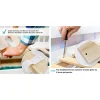 Bb Loisir Lattes sans cadre 140x200cm 14 lattes en bois massif pour soutien ferme avec sangle enroulé Clearance