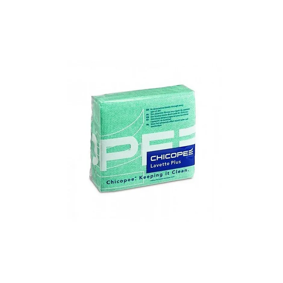 Chicopee Lavette plus Chicopée 43x36cm VERTE Lot de 25