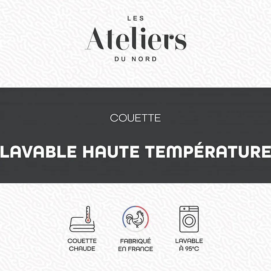 Ateliers Du Nord Les - Couette Chaude Lavage Haute Température 220x240cm