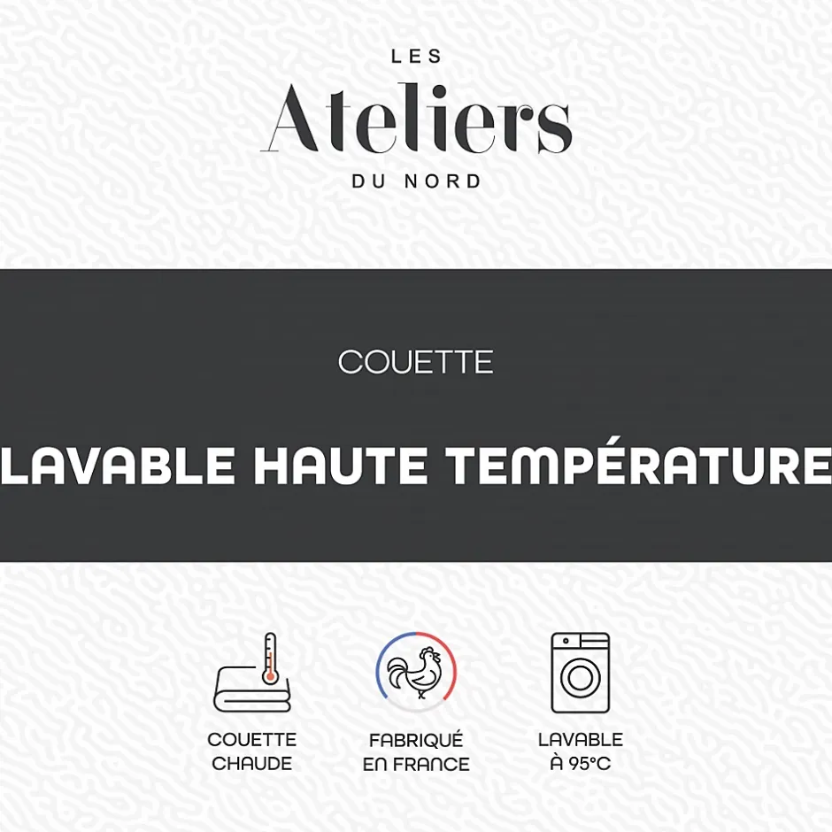 Ateliers Du Nord Les - Couette Chaude Lavage Haute Température 200x200cm Best