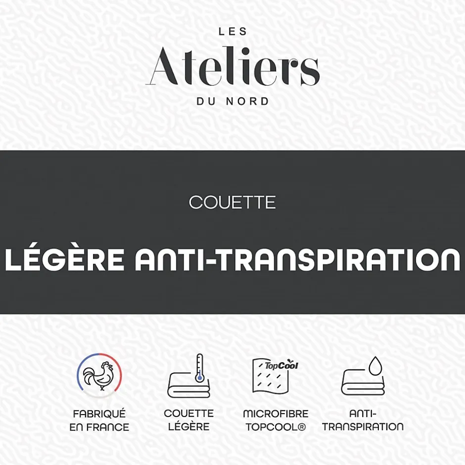 Ateliers Du Nord Les - Couette Légère et Anti-transpiration 200x200cm Online