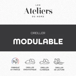 Ateliers Du Nord Les - Oreiller modulable 60x60cm
