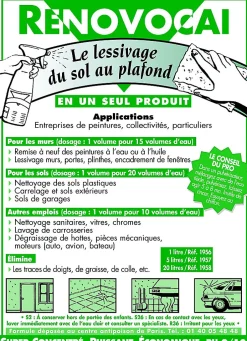 Rénovocai Lessive du sol au plafond 1L