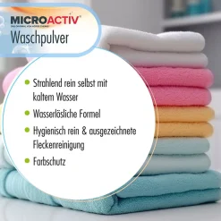 Höfer Chemie Lessive En Poudre Microactiv, 400 kg, Puissante Pour Blanc Et Couleurs