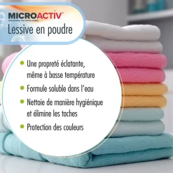 Höfer Chemie Lessive En Poudre Microactiv 20 L Puissante Pour Blanc Et Couleurs New