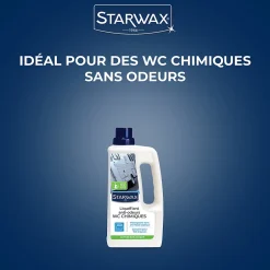 Starwax Liquéfiant anti-odeur WC chimique 1L Discount