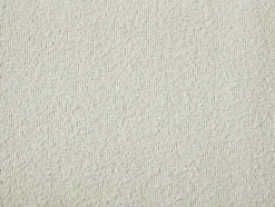 Vente-unique Lit 140 x 190 cm - Tissu bouclette - Beige - ISYDE