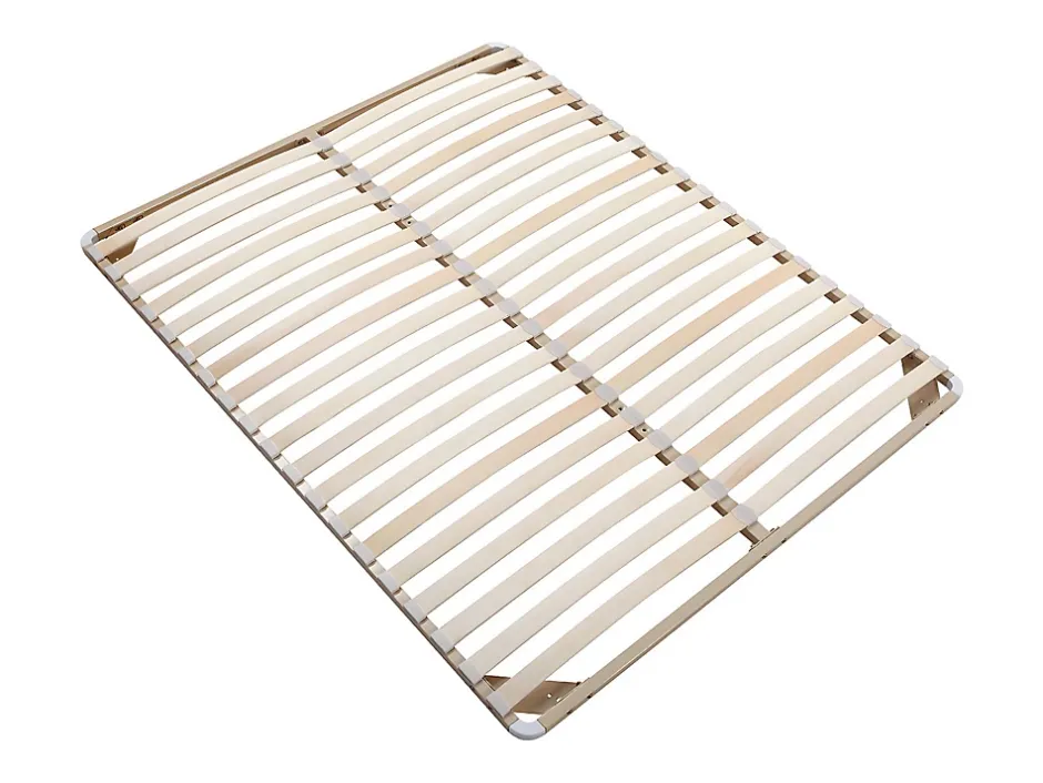 Vente-unique Lit 180 x 200 cm avec 4 tiroirs - Coloris : Naturel + Sommier + Matelas - TENALIA Online