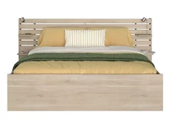 Vente-unique Lit 180 x 200 cm avec rangements - Coloris : Naturel - TENALIA Sale