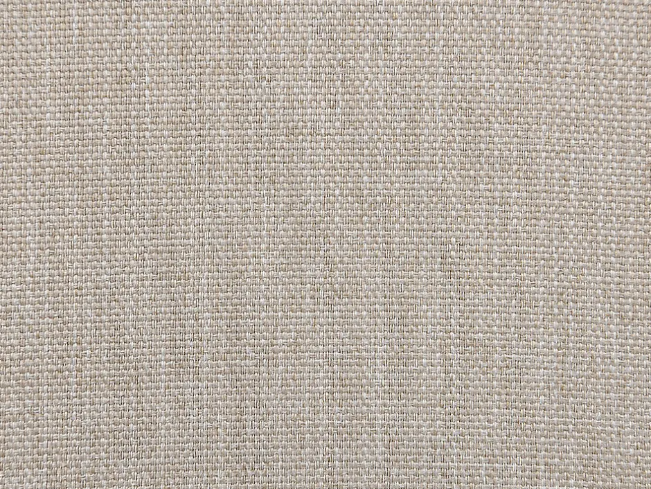 Vente-unique Lit 120 x 200 cm avec tête de lit capitonnée - Tissu - Beige - MASSIMO