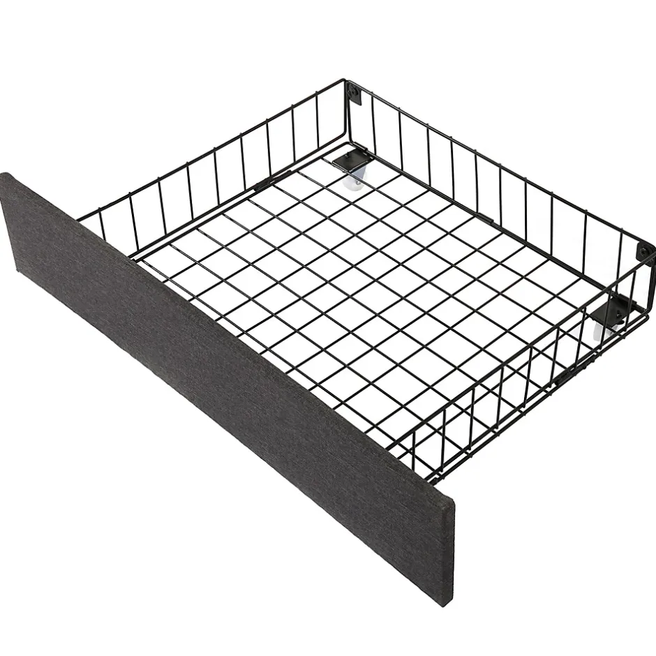 Gutent Lit adulte lit 160x200 cm lit rembourré hydraulique lit de rangement avec éclairage led lit double lin gris Outlet