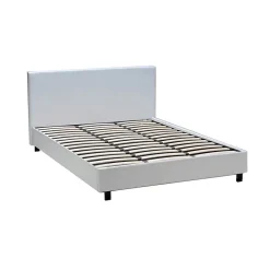 Weber Industries Lit ATLANTA 160x200 + 1 sommier / Blanc