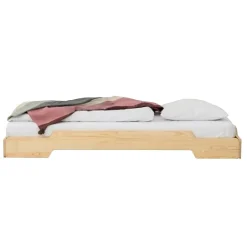 Enfant Petits-Meubles Lit au sol 90x190 sommier inclus Lola Bois