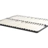 Vente-unique Lit avec chevets 160 x 200 cm - 2 tiroirs - Avec LEDs - Coloris : Naturel et anthracite + Sommier - FRANCOLI Discount