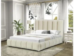 Palozi Home Lit avec coffre "Annie" 180 x 200 cm Beige