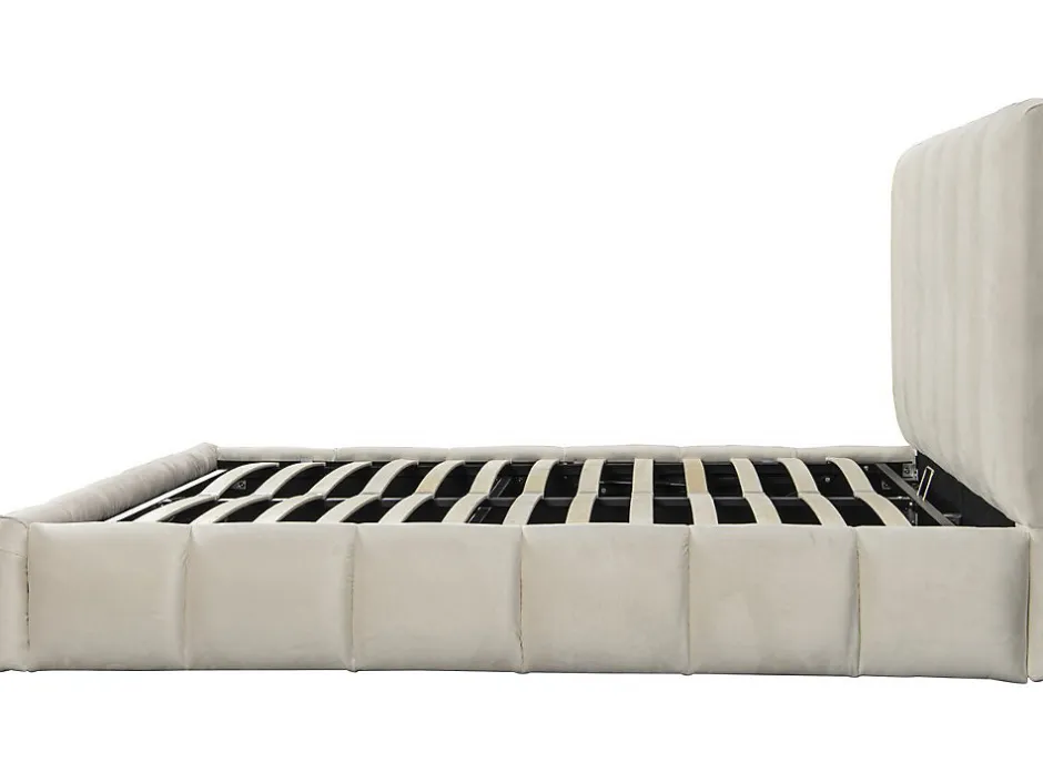 Palozi Home Lit avec coffre "Annie" 180 x 200 cm Beige