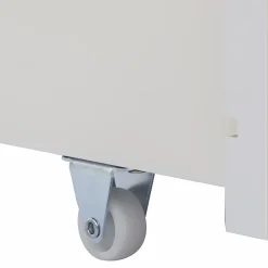 Okwish Lit avec rangement 140x200 cm - Lit double avec tiroirs et tête de lit - Pin massif + MDF - Sans Matelas - Blanc Sale