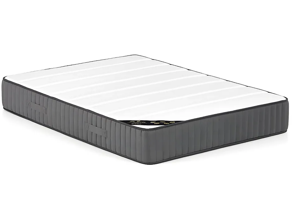 Vente-unique Lit avec tiroirs 160 x 200 cm - Tissu velours - Beige + Matelas - LEOPOLD Sale