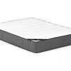 Vente-unique Lit avec tiroirs 180 x 200 cm - Tissu velours - Beige + Matelas - LEOPOLD New