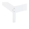 Weber Industries Lit avec tête à barreaux PARKER 160 x 200 cm / Blanc Best