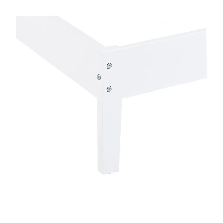 Weber Industries Lit avec tête à barreaux PARKER 160 x 200 cm / Blanc Best