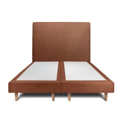 Sommeil De Plomb Lit avec tête de lit bouclette et sommier tapissier - Lit en bois massif New