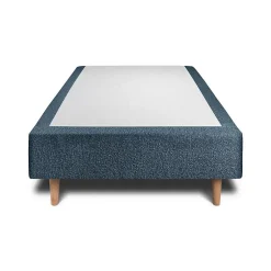 Sommeil De Plomb Lit avec tête de lit bouclette et sommier tapissier - Lit en bois massif