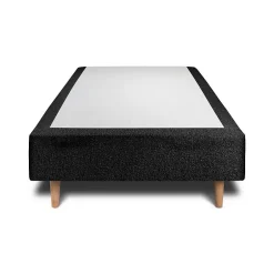 Sommeil De Plomb Lit avec tête de lit bouclette et sommier tapissier - Lit en bois massif
