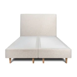 Sommeil De Plomb Lit avec tête de lit bouclette et sommier tapissier - Lit en bois massif