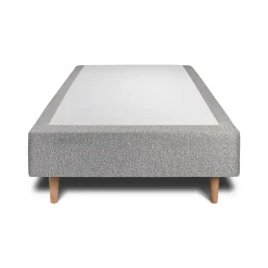 Sommeil De Plomb Lit avec tête de lit bouclette et sommier tapissier - Lit en bois massif