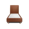 Sommeil De Plomb Lit avec tête de lit bouclette et sommier tapissier - Lit en bois massif