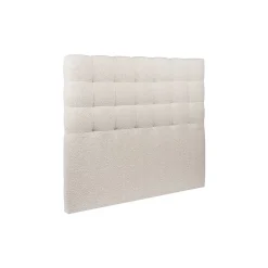 Sommeil De Plomb Lit avec tête de lit capitonnée et sommier tapissier - Lit en bois massif Clearance