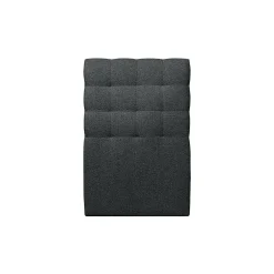 Sommeil De Plomb Lit avec tête de lit capitonnée et sommier kit - Lit en bois massif New
