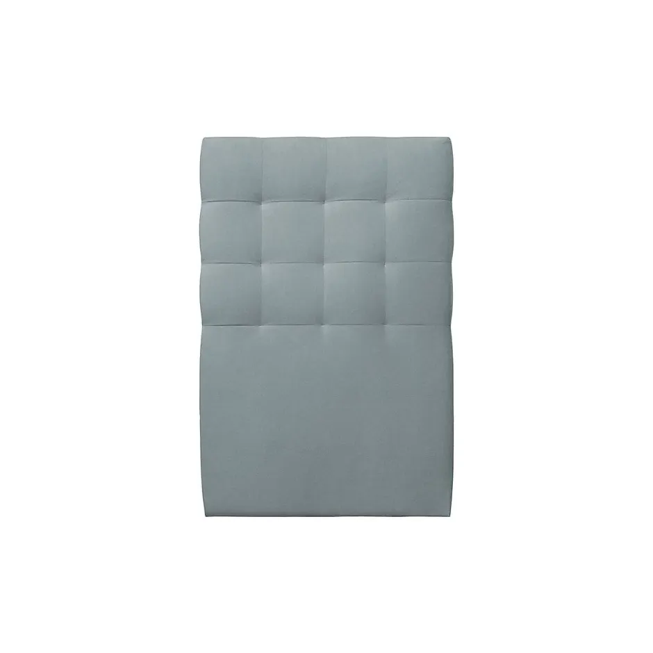 Sommeil De Plomb Lit avec tête de lit capitonnée velours et sommier kit - Lit en bois massif Best